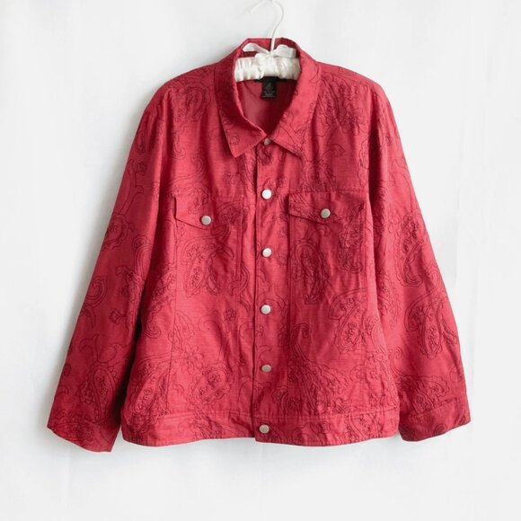 SilkLand Jackets & Blazers - Silkland Silk Jacket with Embroidery